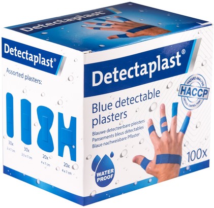 Waterafstotende bl pleister Detectaplast assorti 100 Stuk-3