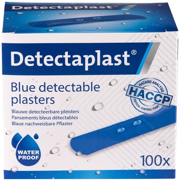 Waterafstotende bl pleister Detectaplast 19x72mm 100 Stuk-2