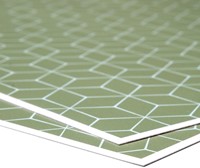 Placemat Abstracte Japanse Kersenbloesem Green 6 Stuk-2