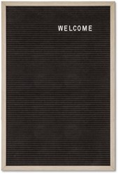 Letterbord IEZZY 40x60cm naturel hout 1 Stuk