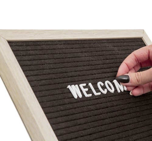 Letterbord IEZZY 40x60cm naturel hout 1 Stuk-1