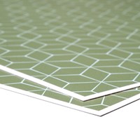 Placemat Hexagon Groen 6 Stuk-2