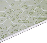 Placemat Hexagon Groen 6 Stuk-1