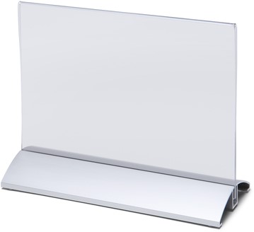Menukaarthouder IEZZY liggend A5 aluminium voet 1 Stuk