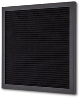 Letterbord IEZZY 30x30cm zwart hout 1 Stuk