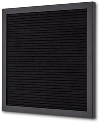 Letterbord IEZZY 30x30cm zwart hout 1 Stuk