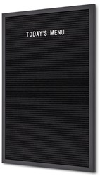 Letterbord IEZZY 40x60cm zwart hout 1 Stuk