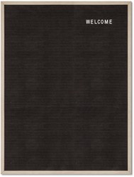 Letterbord Zwart 60 x 80 cm 1 Stuk