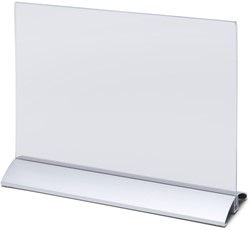 Menukaarthouder IEZZY liggend A4 aluminium voet 1 Stuk