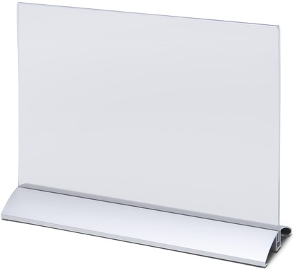 Menukaarthouder IEZZY liggend A4 aluminium voet 1 Stuk