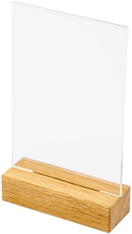 Menukaarthouder IEZZY T tafeldisplay A6 hout 1 Stuk