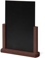 Tafelkrijtbord IEZZY A5 donkerbruin hout 1 Stuk