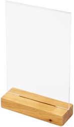 Houten Menuhouder T Tafeldisplay A5 Portret 1 Stuk