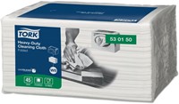 Reinigingsdoek Tork W8 Premium Heavy Duty wit 45 Vel