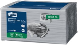 Reinigingsdoek Tork W8 Industrial 1laags grijs 55 Vel