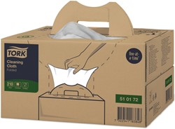 Reinigingsdoek Tork W7 dispenserdoos 1laags wit 210 Vel