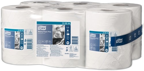 Poetspapier Tork M2 Premium 2laags 125m wit 6 Rol