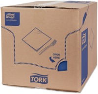 Lunchservet Tork Advanced achtstevouw donkerblauw 200 Stuk-2