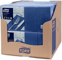 Lunchservet Tork Advanced achtstevouw donkerblauw 200 Stuk-1