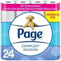 Toiletpapier Page Compleet Schoon 2-laags 140v 24r 24 Rol