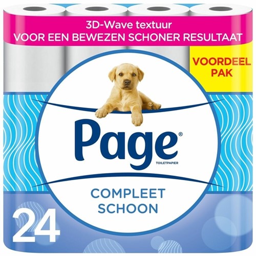 Toiletpapier Page Compleet Schoon 2-laags 140v 24r 24 Rol