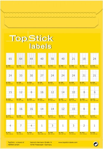 Etiket TopStick 8773 99.1x57mm wit 1000 stuks-2