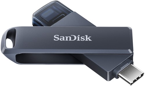 Phone Drive 64GB lightning- USB-C blauw-3