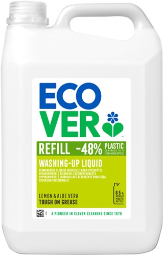 Afwasmiddel Ecover citroen aloe vera 5L 5 Liter