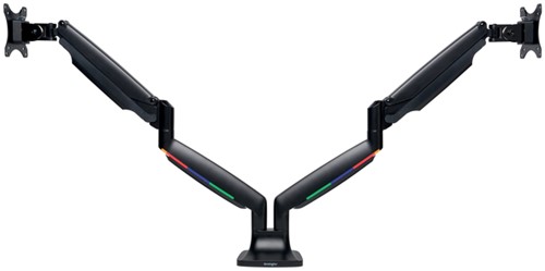 One-touch in hoogte verstelbare dubbele monitorarm 1 Stuk