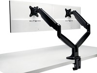 One-touch in hoogte verstelbare dubbele monitorarm 1 Stuk-2