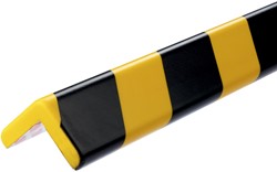 Beschermingsprofiel Durable C35 hoek 1m geel zwart 1 Stuk