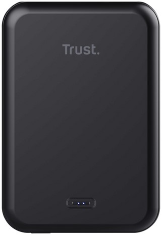 Powerbank Trust Magnetic draadloos 5000MAH zwart 1 Stuk