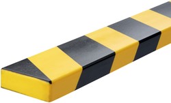 Beschermingsprofiel Durable S20 recht 1m geelzwart 1 Stuk