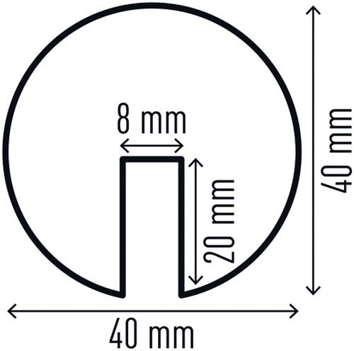 Beschermingsprofiel Durable E8R hoek 1m geel zwart 1 Stuk-3
