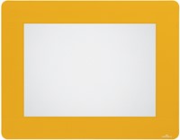 Vloersticker Durable kader voor A4 verwijderb geel 10 Stuk