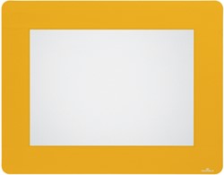 Vloersticker Durable kader voor A4 verwijderb geel 10 Stuk