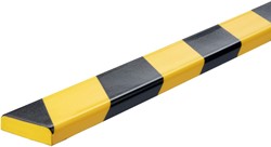Beschermingsprofiel Durable S10 recht 1m geel zwart
