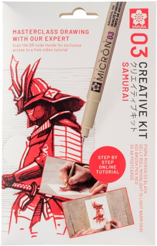 Tekenset Sakura Creative Kit Samurai 6 Stuk