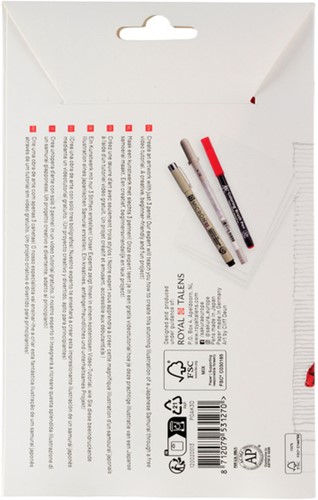 Tekenset Sakura Creative Kit Samurai 6 Stuk-1