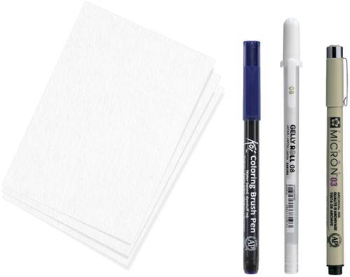 Tekenset Sakura Creative Kit Kanagawa 6 Stuk-2