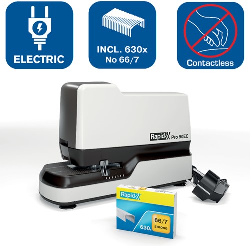 Nietmachine Rapid Contactloos Elektrisch Pro 90EC 1 Stuk-2