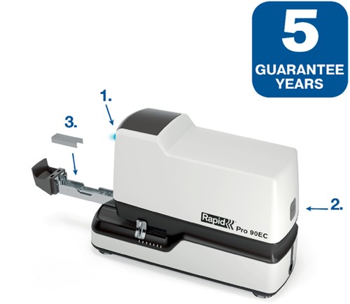 Nietmachine Rapid Contactloos Elektrisch Pro 90EC 1 Stuk-3