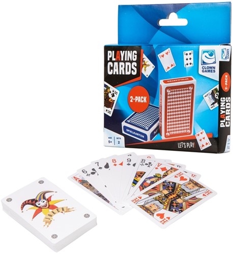 Speelkaarten Clown set van 2 1 Stuk