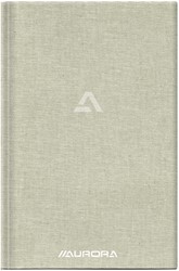 Notitieboek Aurora A5 lijn 192 pagina's 80g grijs 1 Stuk
