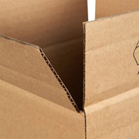 Vierkante koker formaat 610x120x120mm bruin 1 Stuk-2