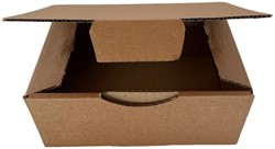 Postdoos bruin E-golf formaat 350x220x130mm 1 Stuk