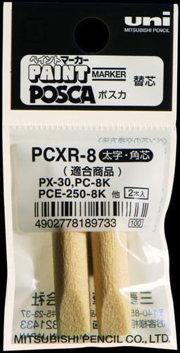 Reservepunt Uni POSCA PC8K B schuin 2 Stuk