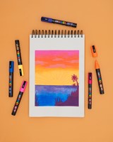 Paintmarker Uni POSCA PC1MR EF metallic rood 1 Stuk-3