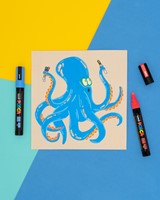 Paintmarker Uni POSCA PC1MC extra fijn assorti set à 8 stuks-2
