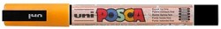 Paintmarker Uni POSCA PC3M F glitter oranje 1 Stuk